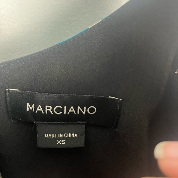 Marciano 100% Silk Floral Print High Low Slip Dress Size XS Feminine - Picture 11 of 11